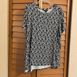 Alfani 2x black and white top